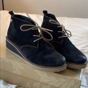 Black Sofft laced booties